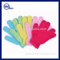 Yhao Brand shower exfoliating wash skin spa foam bath gloves massage loofah scrubber